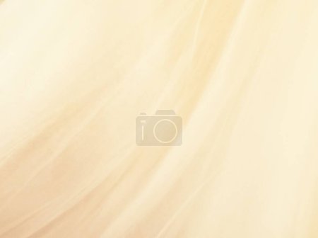 Photo for Pale yellow or cream textured voile fabric background with space for copy. High quality photo - Royalty Free Image