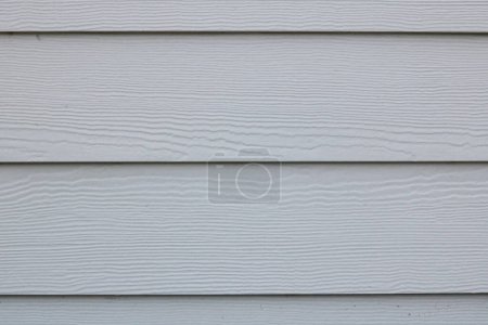 Photo for Pale grey coloured panelled wood with peeling paint and space for copy. High quality photo - Royalty Free Image