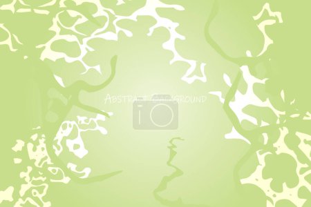 Green color abstract background with some green color branches.