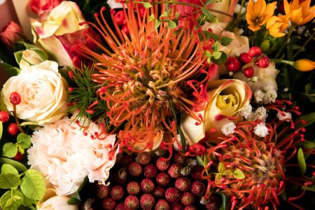 Téléchargez les photos : Beau fond de fleurs mixtes colorées - en image libre de droit