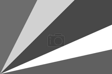 Flagge der Seychellen - Graustufen-Monochrom-Vektorillustration. Flagge in schwarz-weiß
