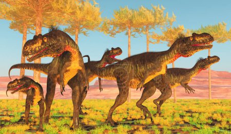 Megalosaurus war ein großer fleischfressender Theropod-Dinosaurier, der in der jurassischen Periode Europas lebte.