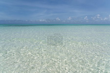 Foto de Playa prístina en los pozos españoles en las Bahamas - Imagen libre de derechos