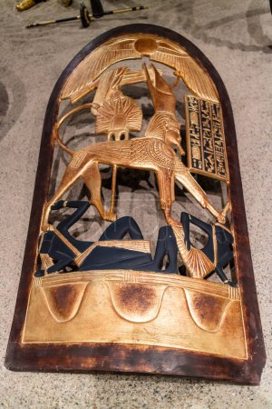 Foto de Detalles de un museo egipcio en Munich Alemania - Imagen libre de derechos