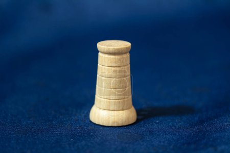 Photo for Some wooden chess pieces ready to be played - Royalty Free Image