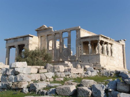 Téléchargez les photos : Temple Athéna Nike près du Parthénon à Athènes. - en image libre de droit