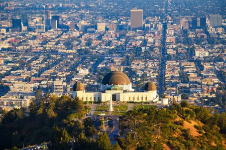 Téléchargez les photos : Observatoire Griffith et Los Angeles photographiés à Griffith Park. - en image libre de droit