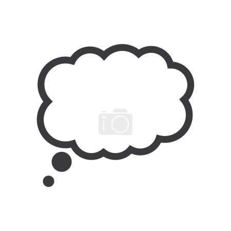Illustration for Speech bubble logo icon vector design - Royalty Free Image