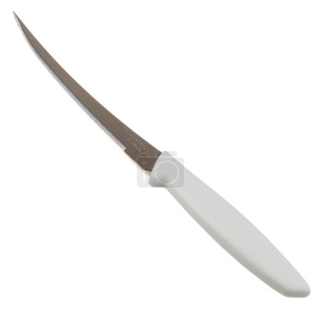 Téléchargez les photos : Couteau de cuisine isolé sur fond blanc - en image libre de droit