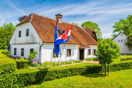 Village ethno traditionnel de Kumrovec et Josip Broz Tito maison de naissance, région de Zagorje, Croatie