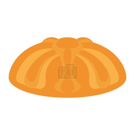 Illustration for Isolated colored mexican bread Vector illustration - Royalty Free Image