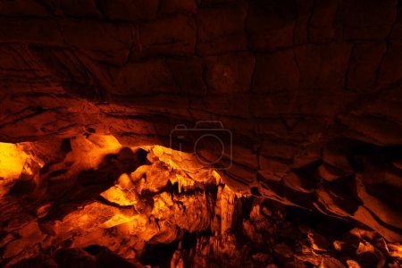 Höhlenlandschaften. Höhle von Tulumta. Ankara Trkiye. 