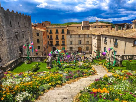Foto de Festival de las Flores de Girona "Temps de Flors", Espana. 2023 - Imagen libre de derechos