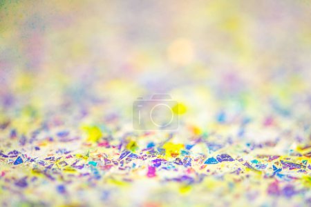 Photo for A background with a thin focal part and a defocus part. Abstract multicolored glitter background. - Royalty Free Image