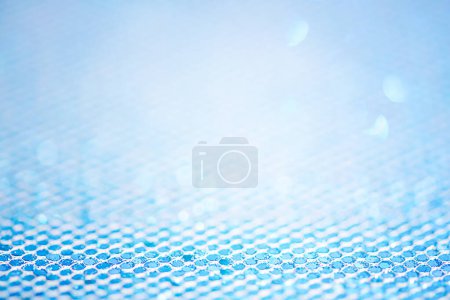Photo for Blue glitter defocus. Abstract defocus and thin part focus background. - Royalty Free Image