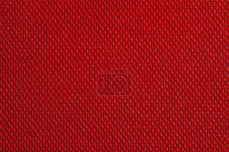 Photo for Fabric texture. Red fabric as background macro photo. - Royalty Free Image