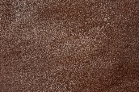 Photo for The background is brown genuine leather - Royalty Free Image