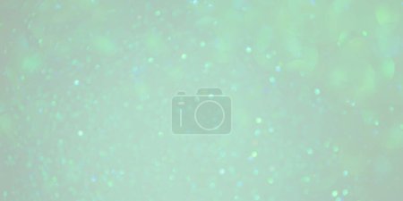 Photo for Beige background with green defocus lights. Bokeh. Abstract glitter background. - Royalty Free Image
