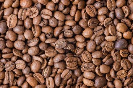 Photo for Coffee beans. Roasted coffee as a background. - Royalty Free Image
