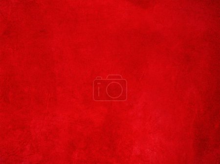 Photo for Red suede leather. Bright red suede texture background. - Royalty Free Image