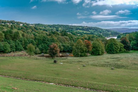 Photo for Overlooking Ewden Village from Broomhead reservoir - Royalty Free Image