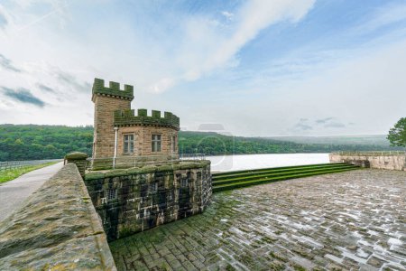 Photo for The dam at Broomhead reservoir near Sheffield - Royalty Free Image