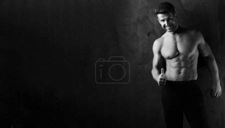 Photo for Handsome man with perfect body. - Royalty Free Image