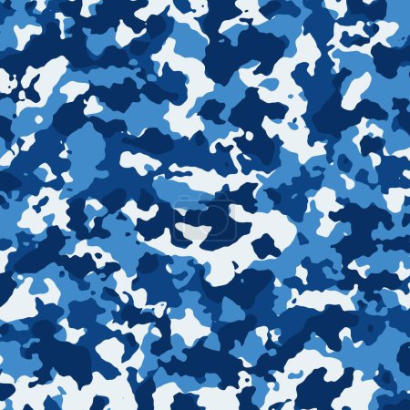 Blue camouflage. Military camouflage. Illustration Formats 8192 x 8192