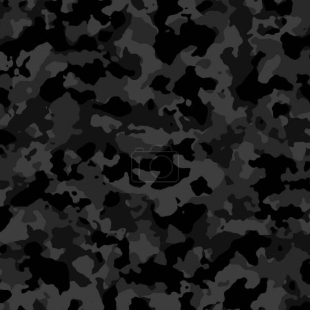 Black camouflage. Military camouflage. Illustration Formats 4096 x 4096
