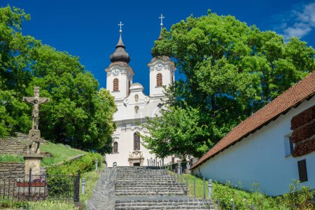 Téléchargez les photos : Abbaye bénédictine de Tihany à Tihany, Balaton, Hongrie - en image libre de droit
