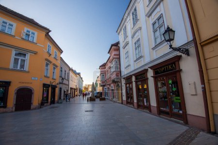 Gyor historical old town in Hungary