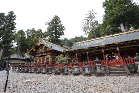 Photo for Nikko shi, Japan - Toshogu shrine , dedicated to Tokugawa Leyasu. UNESCO World Heritage Site - Royalty Free Image