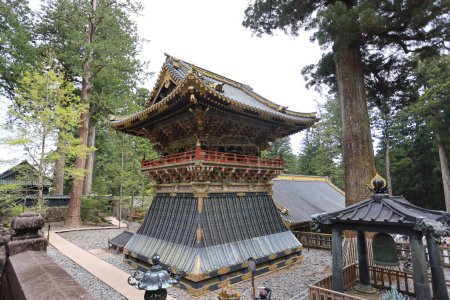 Foto de Nikko shi, Japón Santuario de Toshogu, dedicado a Tokugawa Leyasu. Patrimonio de la Humanidad UNESCO - Imagen libre de derechos