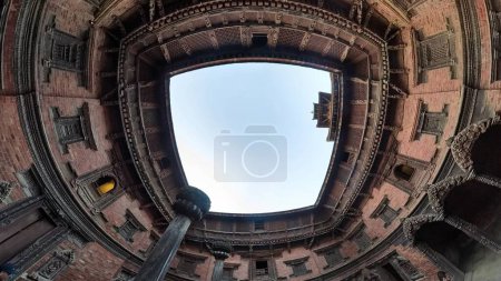 Photo for 360 panorama view of Keshav Narayan Chowk in Patan Durbar Square - Royalty Free Image