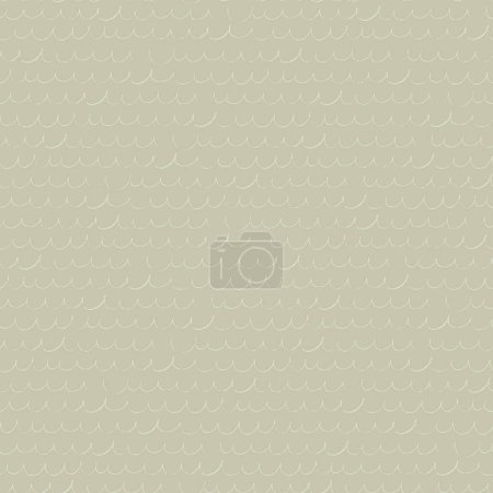 Illustration for Seamless repeating pattern with hand drawn wavy lines for surface design and other design projects - Royalty Free Image