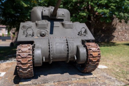 una guerra mundial dos tanque Sherman
