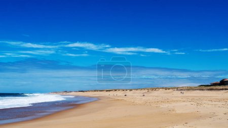 Photo for A view of Hossegor beach, Nouvelle Aquitaine, France - Royalty Free Image