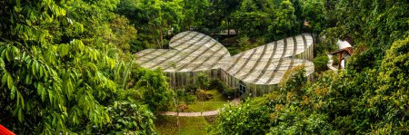 Foto de Vista panorámica, Jardín Botánico de Mariposas del Quindio, Departamento de Calarca del Quindio, Colombia - Imagen libre de derechos