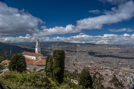 The Basilica Sanctuary of the Fallen Lord of Monserrate is a minor basilica of Catholic worship located at the top of the Monserrate hill, east of Bogota, which is consecrated under the invocation of the Fallen Lord of Monserrate. The basilica, inaug