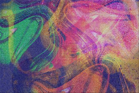 Foto de Fondo abstracto con un fondo borroso de ondas dinámicas de colores. Ilustración adecuada para el diseño de ondas - Imagen libre de derechos