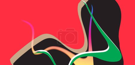 Abstract colorful background. Vector illustration for your design. Eps 10.