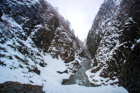 Kiyotsu Gorge, ou Kiyotsu-kyo, un canyon situé sur la rivière Kiyotsu dans le parc national Joshinetsu-kogen, Tokamachi, préfecture de Niigata, Japon