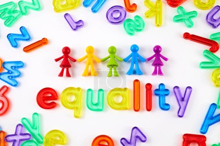 Photo for Equality And Diversity Concept. Male And Female Equal Rights - Royalty Free Image