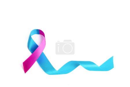 Photo for Prematurity awareness ribbon background. World prematurity day - Royalty Free Image