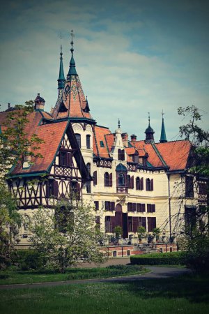 Märchenhafte Burg Lesna, Zlin, Tschechische Republik