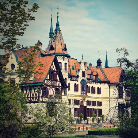 Téléchargez les photos : Fabuleux château Lesna, Zlin, République tchèque - en image libre de droit
