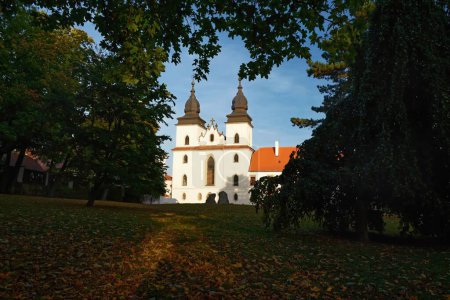 Basílica y monasterio de San Procopio, ciudad judía Trebic (UNESCO, el asentamiento más antiguo de la Edad Media de la comunidad judía en Moravia, República Checa, Europa.