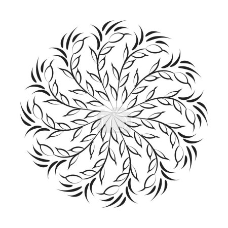 Téléchargez les illustrations : Flower Line Art pour l'impression ou l'utilisation comme conception de tatouage - en licence libre de droit