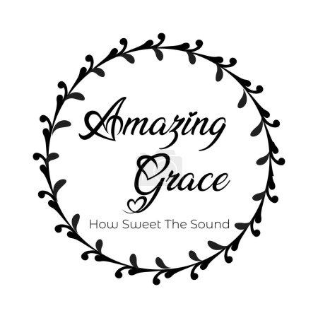 Illustration for Christian Faith, Typography for print or use as poster, sticker, card, flyer or T Shirt - Royalty Free Image