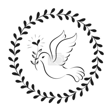 Bannière du dimanche de Pentecôte avec l'Esprit Saint 